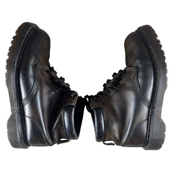 Dr Martens 939 Mens Size 9 W Womens 10 Boots Brown Leather 6 Eyes England main image 4